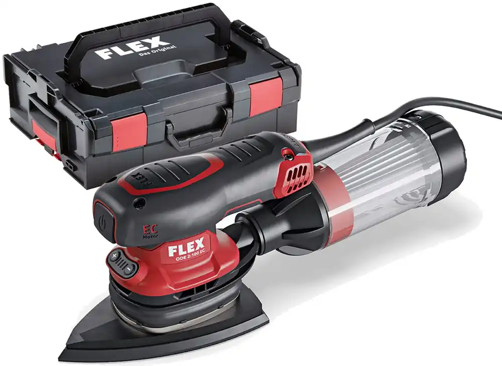 Uitverkoop FLEX ODE 2-100 Delta Schuurmachine in Systainer - Koolborstelloos