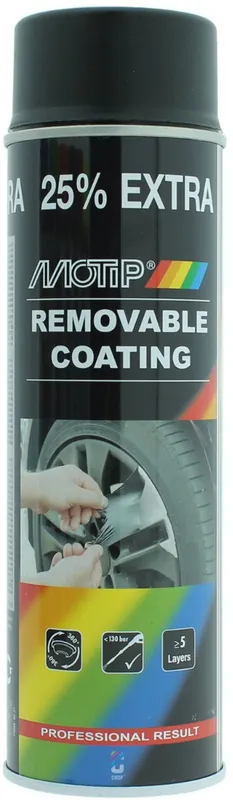 Koop Vandaag MoTip SprayPlast MAT ZWART spuitbus 500ml