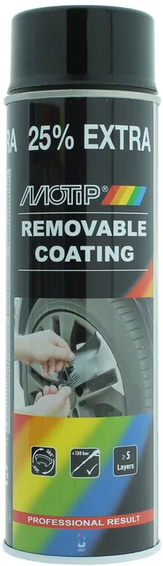 MoTip SprayPlast HOOGGLANS ZWART spuitbus 500ml Meest Verkocht