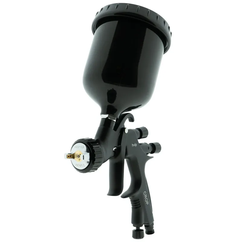 Gecertificeerd CROP HVLP Verfspuit BLACK - Special Edition + bovenbeker