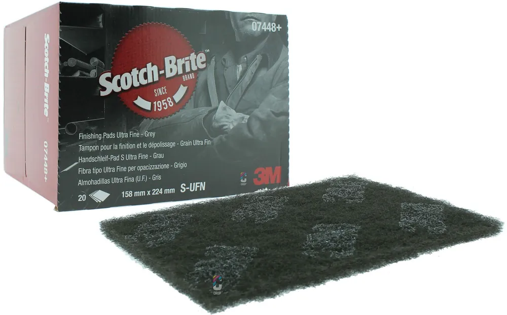 Koop Online 3M Scotch-Brite GRIJS Schuurpad - Fijn - 20 stuks