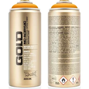 Montana GOLD G1240 Golden Yellow spuitbus 400ml Gratis Retour
