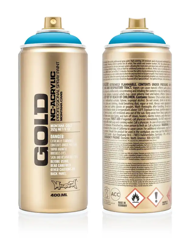 Uitverkoop Montana GOLD G5040 Light Blue spuitbus 400ml