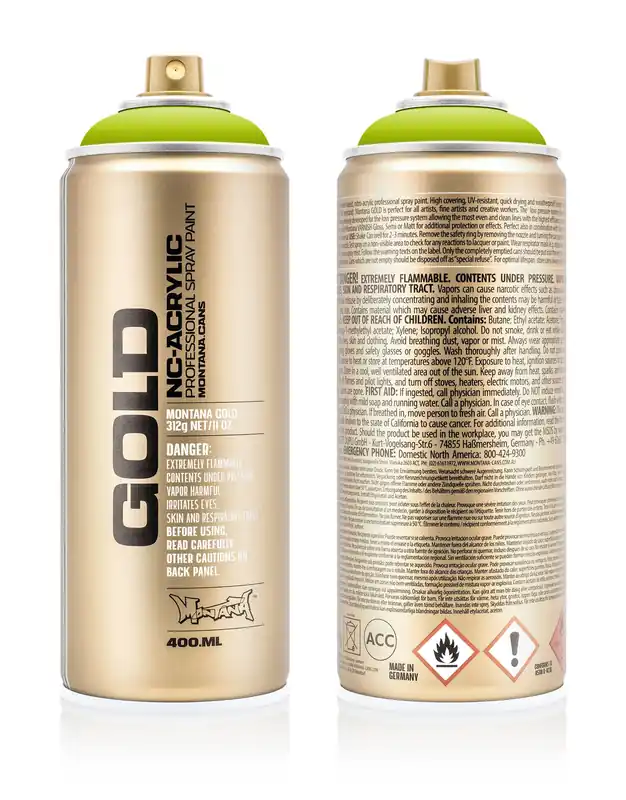 Fabrieksprijs Montana GOLD G6030 Lime spuitbus 400ml