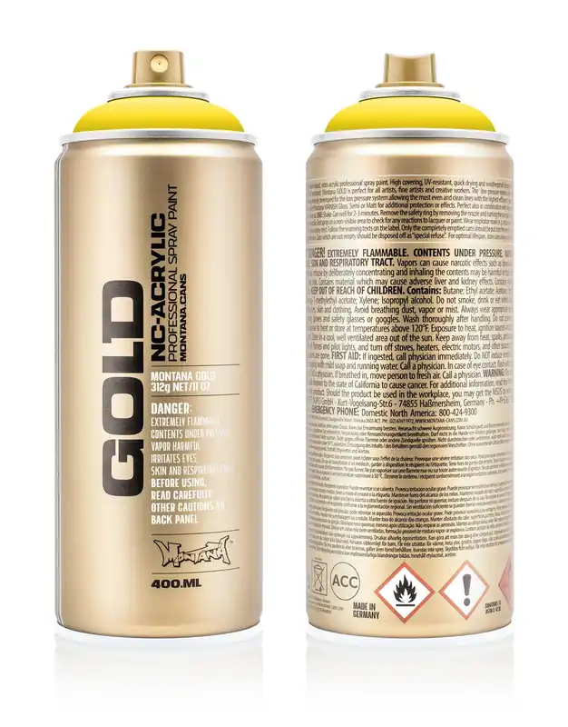 Weekendaanbieding Montana GOLD S1000 Shock Yellow Light spuitbus 400ml