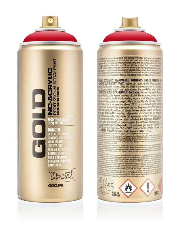 Montana GOLD S3000 Shock Red spuitbus 400ml Koop Vandaag