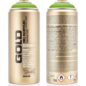 Uitverkoop Montana GOLD S6000 Shock Green Light spuitbus 400ml