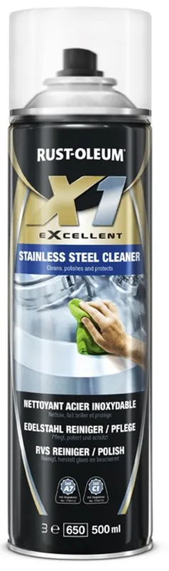 Rust-Oleum X1 Stainless Steel Cleaner - RVS Reiniger Gecertificeerd