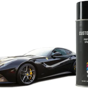 CROP Metallic Zwart spuitbus 400ml - Professional Spray Exclusieve Aanbieding