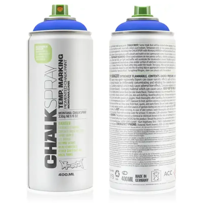 Bestseller Montana CHALK - Krijtverf BLAUW spuitbus 400ml
