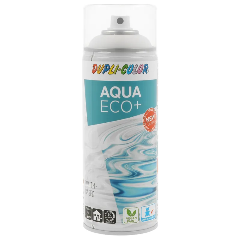 DupliColor Aqua Eco+ RAL9010 Mat Spuitbus 350ml Populair