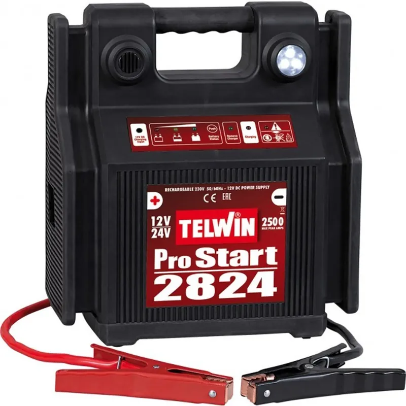 Gratis Retour TELWIN PRO START 2824 Mobiele acculader met startbooster