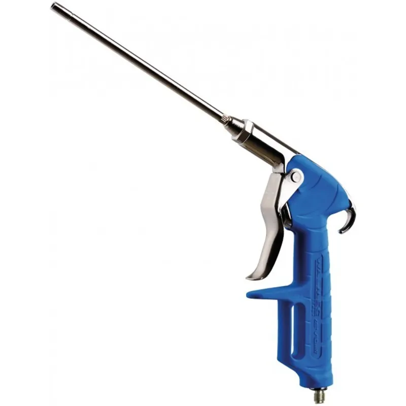 AsturoMec PA/6L Blaaspistool Verchroomd met soft grip handvat en 150mm blaastuit Favoriet