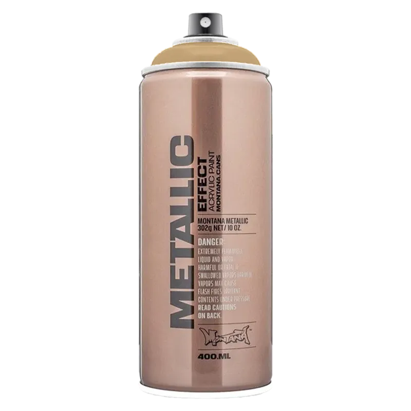 Gratis Retour Montana Metallic GOUD verf spuitbus 400ml