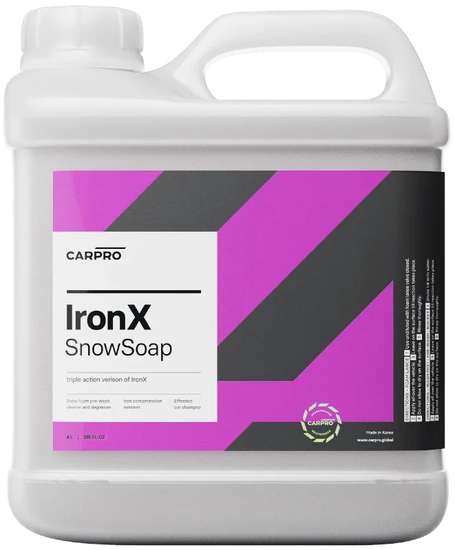 CarPro IronX Snow Soap 4000ml - Snowfoam & Autoshampoo Direct Verzonden