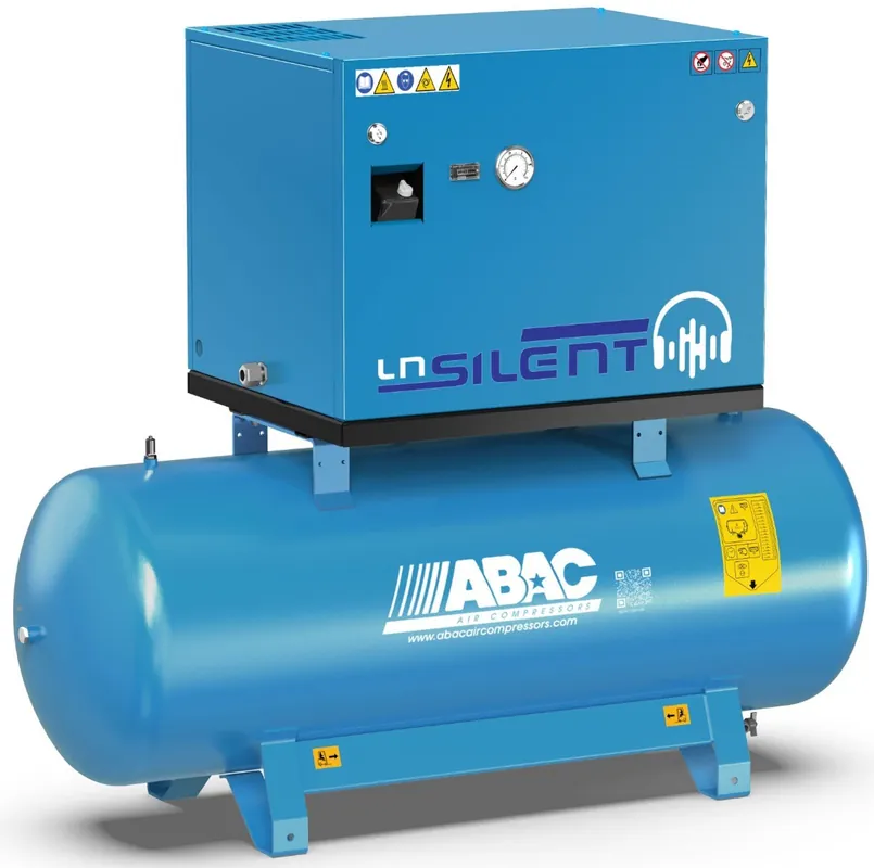 ABAC LN1 A39B 270 T4 DOL Stille Compressor 400 Volt - 270 liter - 10 bar Beste Prijs
