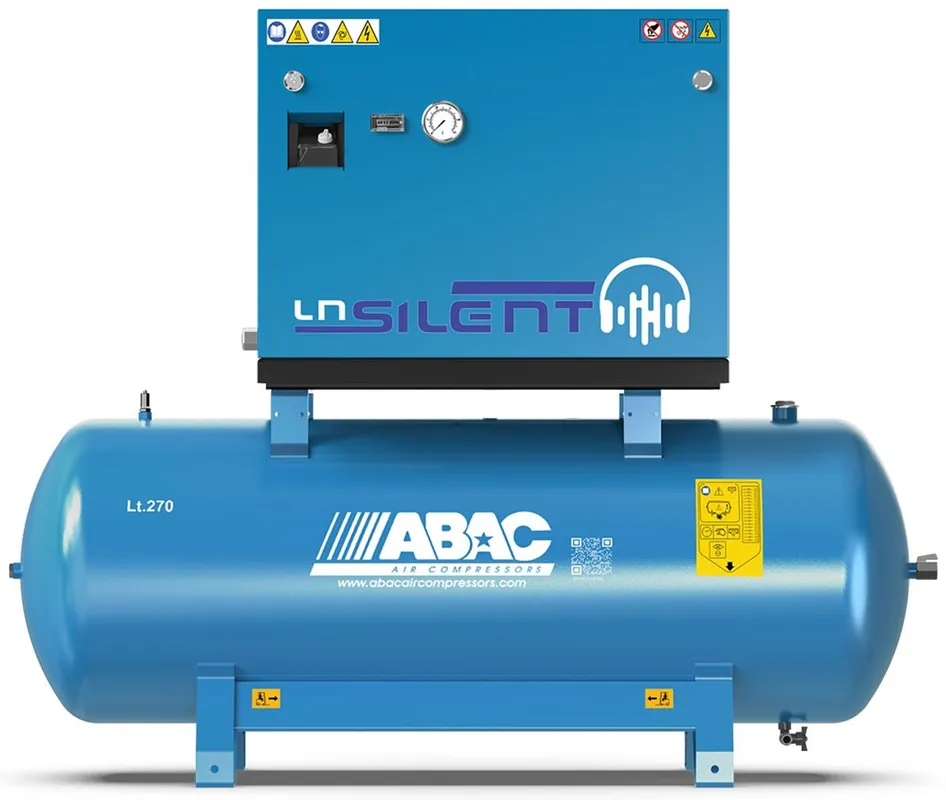 Meest Verkocht ABAC LN1 A49B 270 T5,5 DOL Stille Compressor 400 Volt - 270 liter - 11 bar