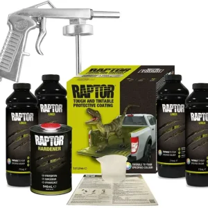 Raptor Liner 2K Bedliner Verf KLEURBAAR 4 liter + GRATIS verfspuit Veilige Betaling