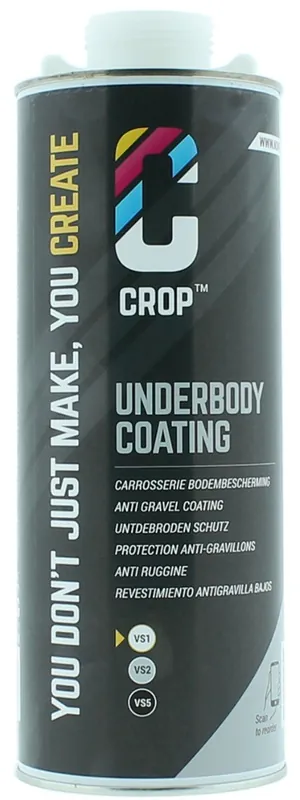 Betrouwbaar CROP Underbody Coating WIT VS1 - High Solid 1kg