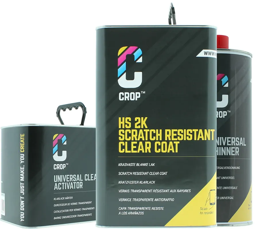 CROP 2K Krasvaste Blanke Lak - ACTIESET 8,5 liter Express Levering