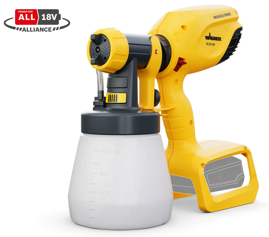 Wagner W250 Airless Verfspuit op Accu - zonder Battery Pack Aanbieding