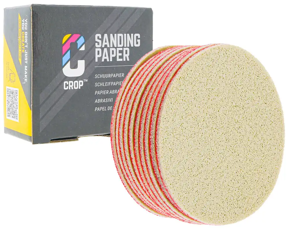 CROP Matteerschijf 75mm korrel 1500 - 10 stuks Voordeelprijs