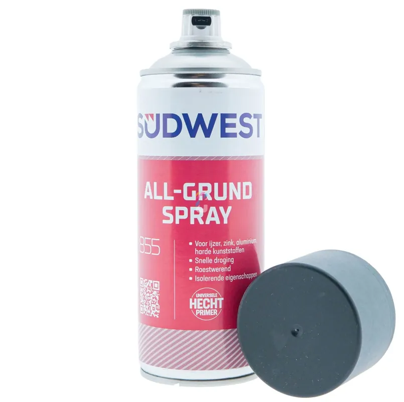 Direct Verzonden Südwest All Grund Primer ZWART spuitbus 400ml