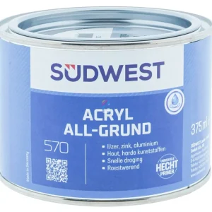 Favoriet Südwest ACRYL U51 All Grund ZWART Grondverf op Waterbasis 375ml