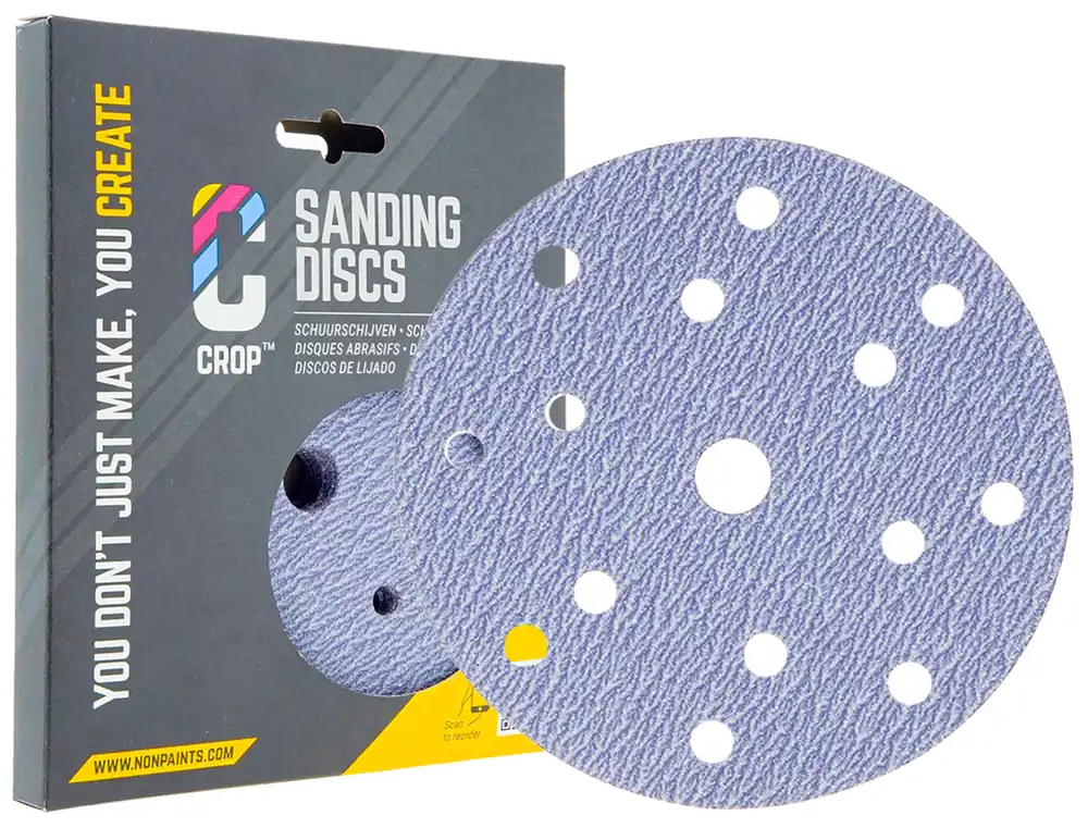 CROP Purple Ceramic Schuurschijven 150mm - 10 stuks Goedkoop