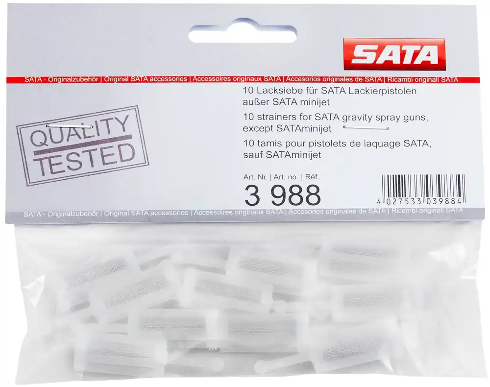Weekendaanbieding SATA Verfzeefjes 300 micron