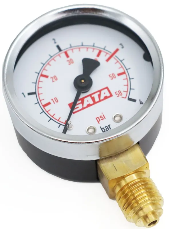 SATA Manometer 0-4 bar 50mm Finale Uitverkoop