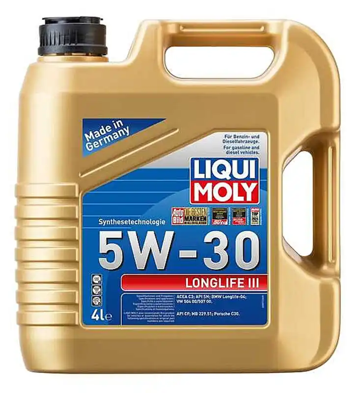 Weekendaanbieding Liqui Moly Longlife III 5w30 Motorolie 4 liter