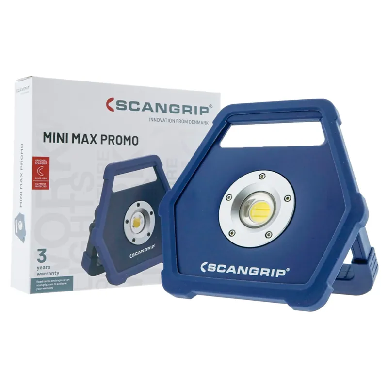 SCANGRIP MINI MAX Accu Werklamp 900 Lumen Superprijs