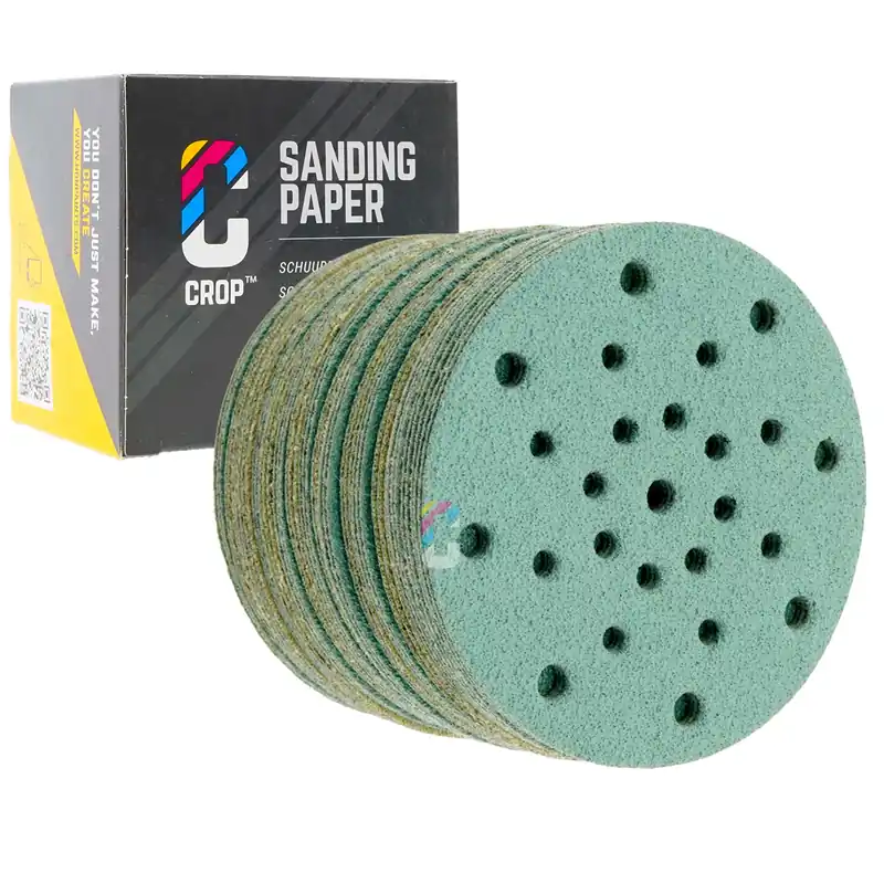 Direct Verzonden CROP GreenX Film Schuurschijf 75mm korrel 360 - 50 stuks