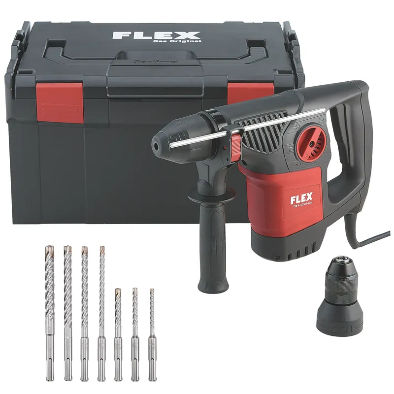 Must-Have FLEX CHE 4-32 R Hamerboormachine en Borenset