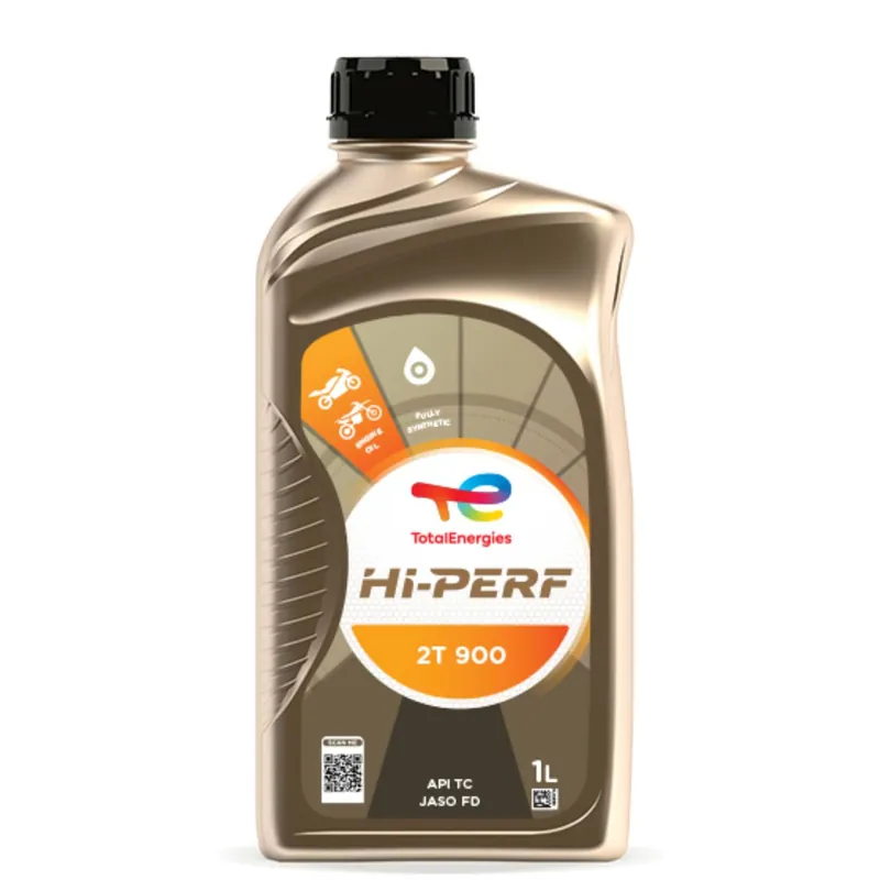 Total Hi-Perf 900 2-takt motorfiets olie 1 liter Hoge Kwaliteit