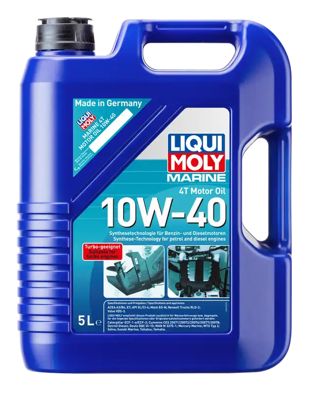 Liqui Moly Marine 4T Motor Oil 10w40 5 liter Korting