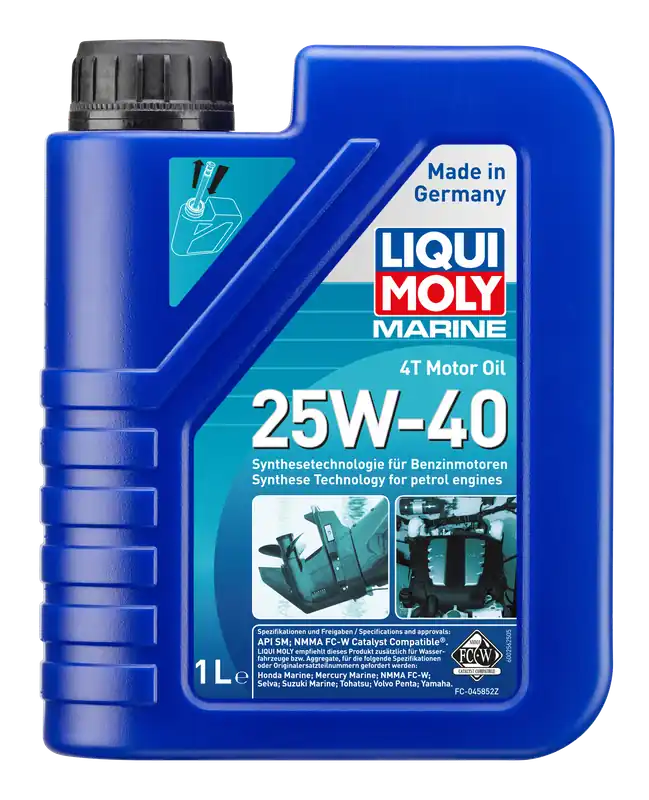 Favoriet Liqui Moly Marine 4T Motor Oil 25W-40 1 liter