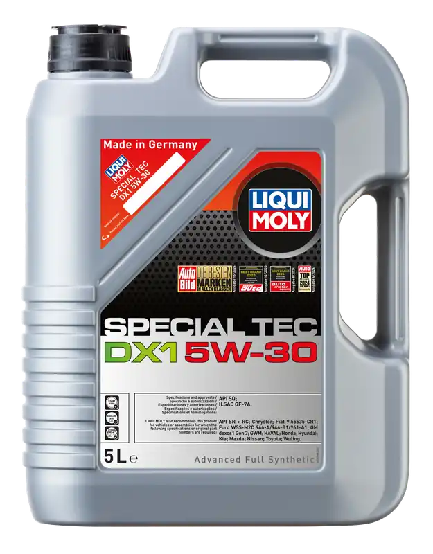 Gratis Retour Liqui Moly Special Tec DX1 5w30 Motorolie 5 liter