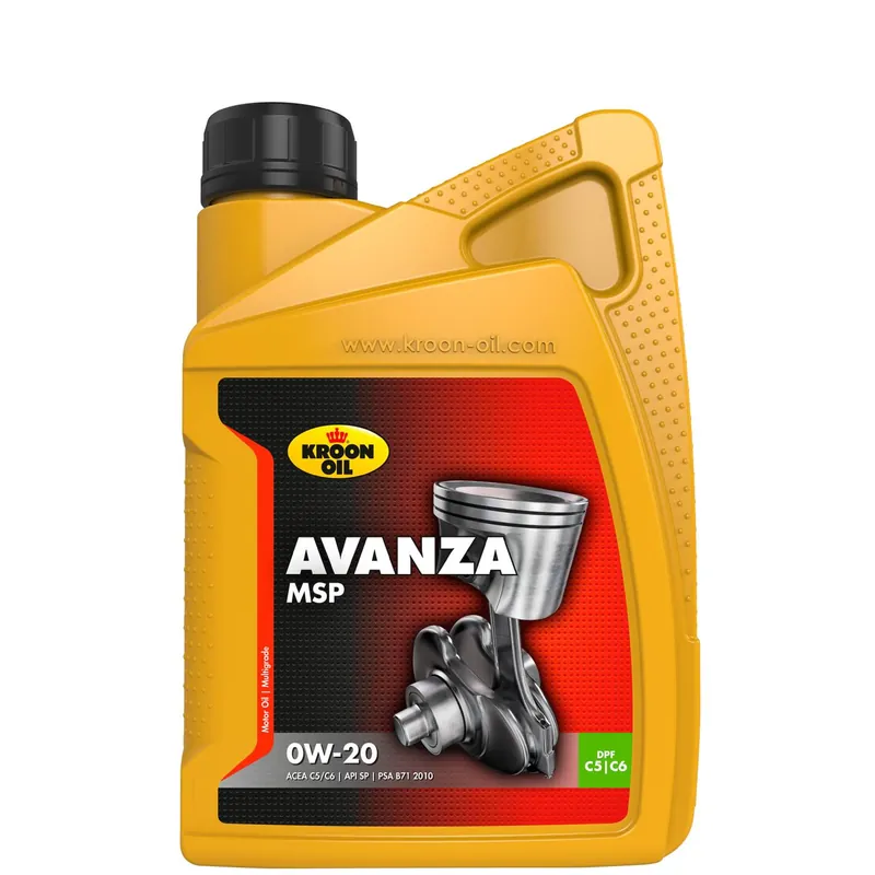 Kroon Oil Avanza MSP 0w20 motorolie 1 liter Finale Uitverkoop