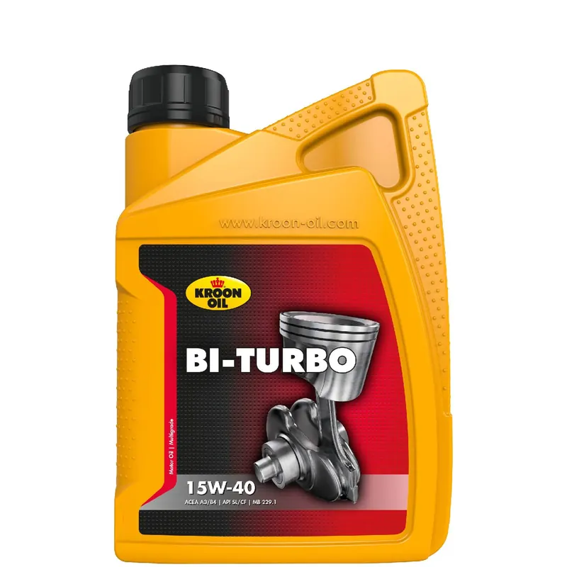 Laatste Versie Kroon Oil Bi-Turbo 15w40 motorolie 1 liter