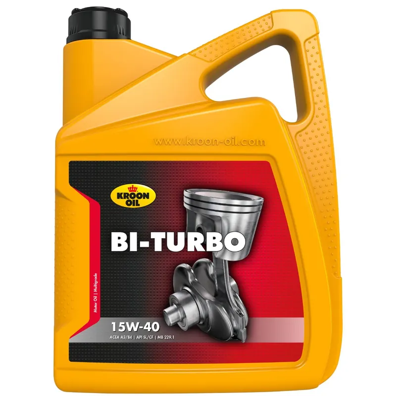 Bestel Nu Kroon Oil Bi-Turbo 15w40 motorolie 5 liter