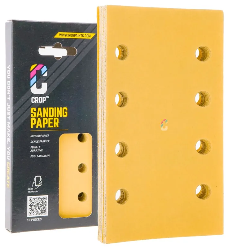 Koop Vandaag CROP GoldX Schuurstroken korrel 100 - 70x125mm - 10 stuks