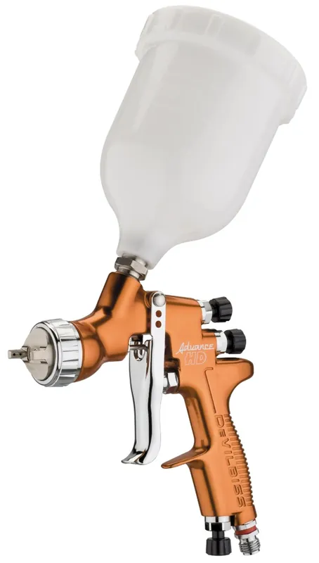 Hoge Kwaliteit DeVilbiss ADVANCED Trans-Tech Verfspuit + bovenbeker