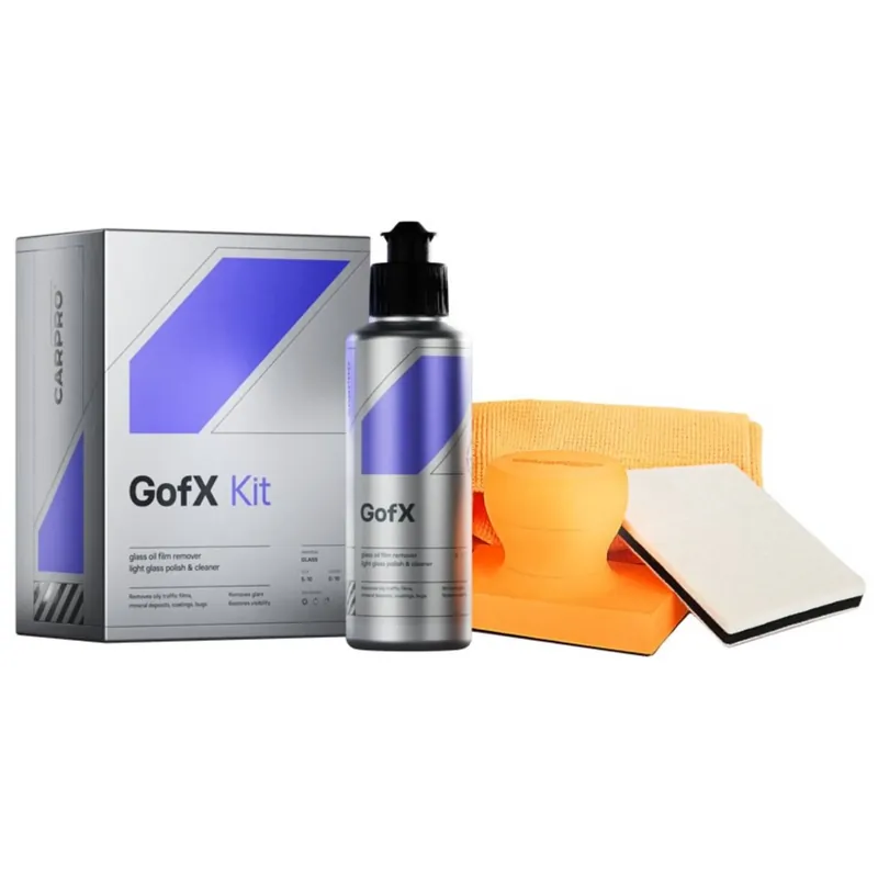 Bestel Nu CarPro GofX - Glass Polish & Cleaner 150ml Kit