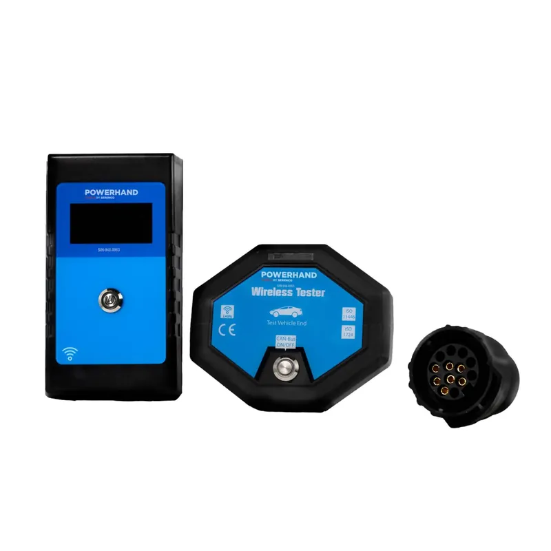 Direct Beschikbaar POWERHAND Aanhanger Verlichting Tester 12 Volt - 7+13 Polig