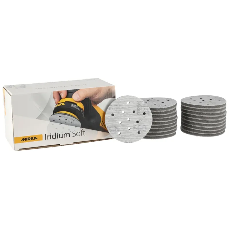 Merkproduct MIRKA Iridum Soft Schuurschijven 77mm - 20 stuks