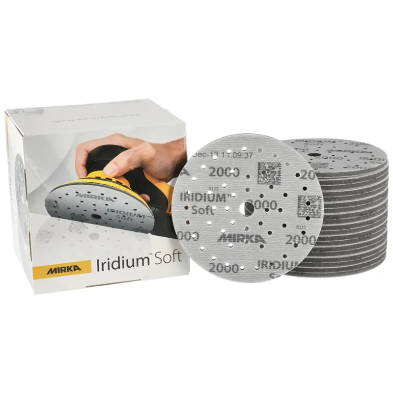MIRKA Iridum Soft Schuurschijven 150mm - 20 stuks Seizoensaanbieding