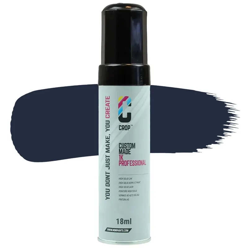 CROP Lakstift Staalblauw RAL 5011 Hoogglans - 18ml Betrouwbaar
