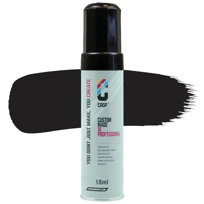 CROP Lakstift Zwartbruin RAL 8022 Zijdeglans - 18ml Beperkt Aanbod